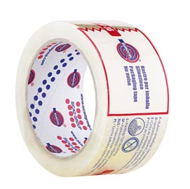 Nastro adesivo pp36nn - 50 mm - trasparente - termosingolo - eurocel - rotolo da 66 mt
