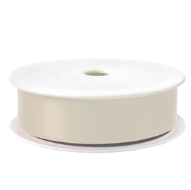 Nastro doppio raso - 25mmx25mt - avorio 50 - brizzolari