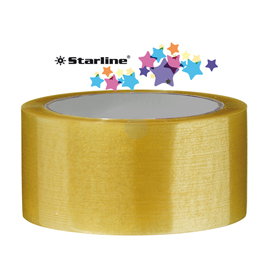Nastro adesivo - ppl - 50 mm x 66 mt - trasparente - starline