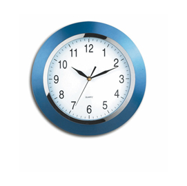 Orologio da parete style - diametro 33,5 cm - blu - alco