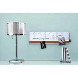 Organizer magnetico con calendario settimanale - 58,5x19 cm - orizzontale - nobo