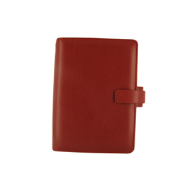 Organiser metropol personal - similpelle - rosso - 18,8 x 13,5 x 3,8cm - filofax