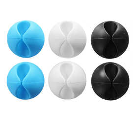 Organizza cavi - 3 colori - cep - conf. 6 pezzi