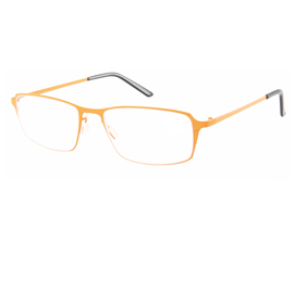 Occhiale titan - diottrie +2,00 - metallo - arancio - lookkiale