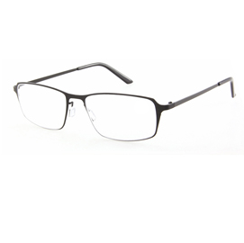 Occhiale titan - diottrie +2,50 - metallo - nero - lookkiale