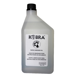 Olio per distruggidocumenti - kobra - flacone 1 l