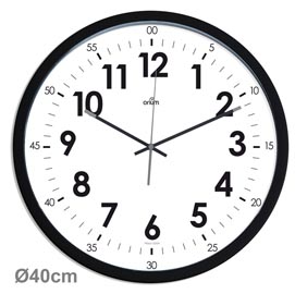 Orologio da parete silent clock orion - diam.40cm - cep