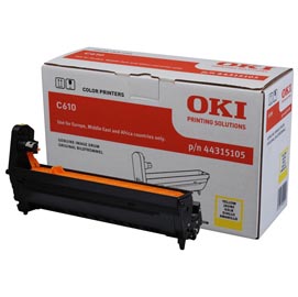Oki - tamburo - giallo - c610 - 44315105 - 20.000 pag