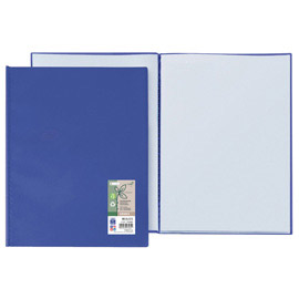 Portalistini ermes - pp riciclato - 22 x 30 cm - 40 buste - blu - sei rota