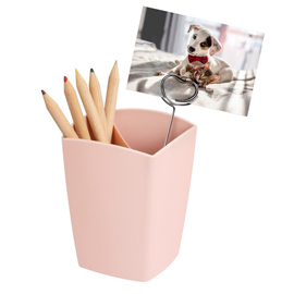 Portapenne 530 mineral  - 7,4 x 7,4 x 9,5 cm - rosa - cep