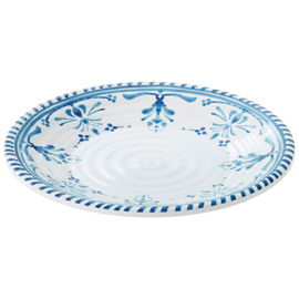 Piatto piano linea zante - diametro 21,5 x 2 cm - melamina - leone