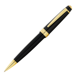 Penna sfera bailey light - punta f - fusto nero - cross