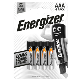 Pila ministilo aaa - 1,5v -  everyday - lr03 - energizer- blister 4 pezzi
