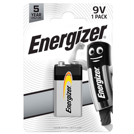 Pila transistor - 9v -  everyday - 6r61 - energizer