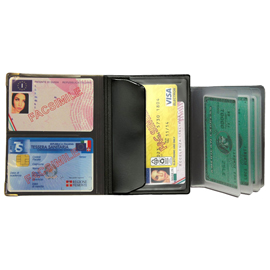 Porta documenti fly - pvc - colori assortiti - alplast