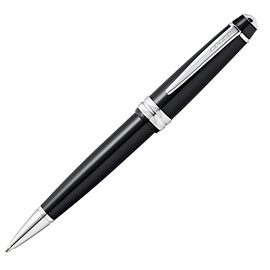 Penna sfera bailey light - punta f - fusto nero/cromo - cross