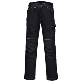 Pantaloni da lavoro pw358 - foderati - tg 52 - nero - portwest