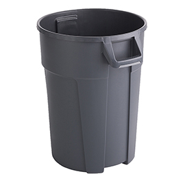 Pattumiera cestone titan - 120 l - grigio - rotho