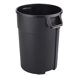 Pattumiera cestone titan - 120 l - nero - rotho