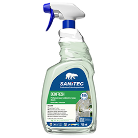 Profumatore deo fresh - per ambienti e tessuti - trigger 750 ml - muschio bianco - sanitec