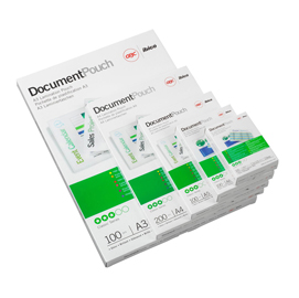 Pouches - government card - 65x95mm - 2x250 micron - gbc - scatola 100 pezzi