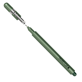 Penna fineliner tratto clip - tratto 0,3mm - verde - tratto