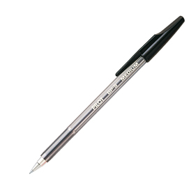 Penna a sfera bp s - punta media 1,0mm - nero  - pilot