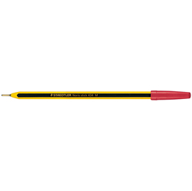 Penna a sfera noris stick - punta 1,0mm - rosso  - staedtler  - conf. 20 pezzi