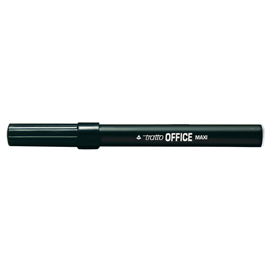 Pennarelli office punta feltro - punta maxi - tratto 0,80-2,00mm - blu  - tratto - conf. 12 pezzi