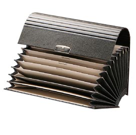 Portacambiali a soffietto - 12 tasche gen/dic - 28x13 cm - colori assortiti - fraschini