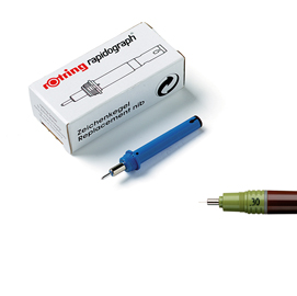 Punta per penna a china rapidograph - 0,30mm - rotring