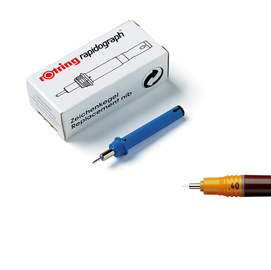 Punta per penna a china rapidograph - 0,40mm - rotring