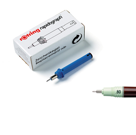 Punta per penna a china rapidograph - 0,80mm - rotring