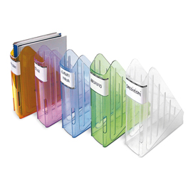 Portariviste classic - 29,5x27 cm - dorso 7,5 cm - cristallo - arda