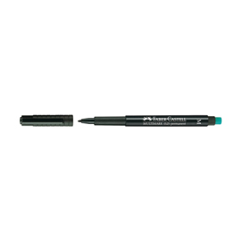 Pennarello multimark universale permanente con gomma  - punta media 1,0mm - nero - faber castell