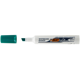 Pennarello whiteboard marker velleda 1791  - punta a scalpello da 3,3 a 4,6mm - verde - bic