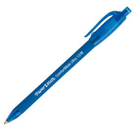 Penna a sfera a scatto comfortmate ultra  - punta 1,0mm  - blu - papermate