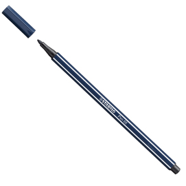 Pennarello pen 68  punta feltro - tratto 1,00mm - grigio  payne - stabilo