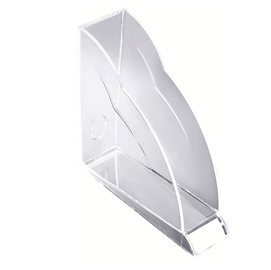 Portariviste nimbus - 24,8x25,2 cm - cristallo trasparente - rexel