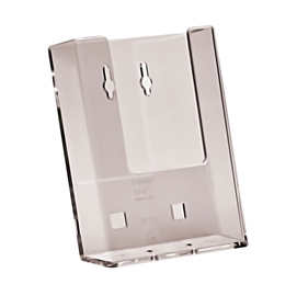 Portadepliant da parete - tasca 1/3 a4 - trasparente - studio t