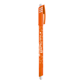 Penna a sfera cancellabile cancellik - punta 1,0mm  - arancio -  tratto