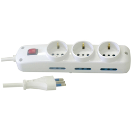 Presa multipla (3 prese frontali + 6 laterali) - mkc