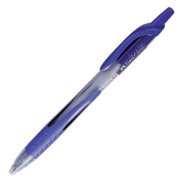 Penna a sfera a scatto super - punta 1,0mm - blu - faber castell