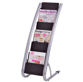 Portariviste da terra - 34x50x93 cm - 6 tasche - alba