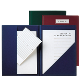 Portablocco con tasche compla 71 - blu - 23 x 33cm - sei rota