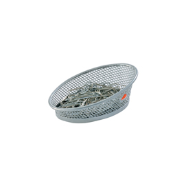 Portafermagli mesh - rete metallica - 10,5x7,3x4 cm - argento - alba