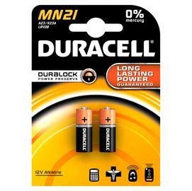 Pile - 12v (mn21) - duracell - blister 2 pezzi