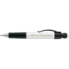 Portamine grip plus metallic -1,40mm - fusto bianco - faber castell