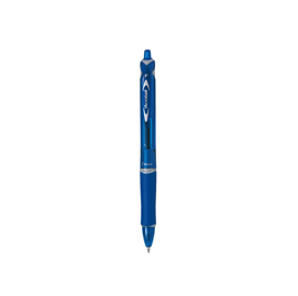 Penna a sfera a scatto acroball plastic begreen - blu - punta 1,0mm - pilot