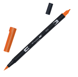 Pennarello dual brush n905 - red - tombow